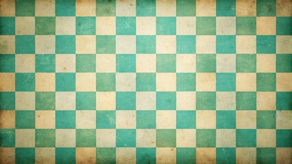 Vintage Checkered Background with Copy Space for Retro Promotion