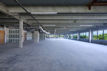 Obraz premium office space under construction