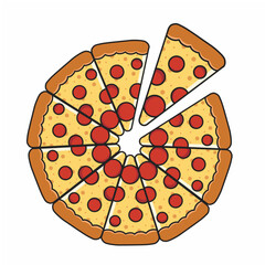 slice of pizza on a plate