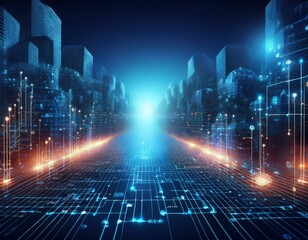 Digital transformation technology strategy, IoT, internet of things. transformation of ideas and the adoption of technology in business in the digital age, enhancing global business capabilities