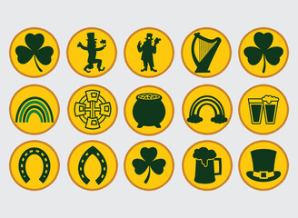   St. Patrick's Day vector design illustrations elements