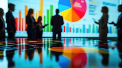 Analyzing Marketing Data: Vibrant Pie Chart and Demographic Stats Discussion