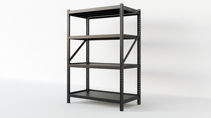 Industrial Metal Shelving Unit for Storage and Organization