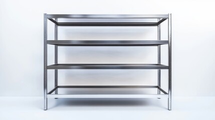 Industrial Metal Storage Rack for Organization and Display