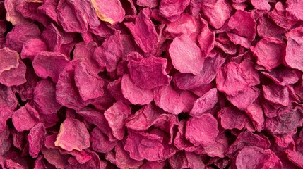 Fototapeta premium Dried Rose Petals: A Delicate and Vibrant Natural Treat