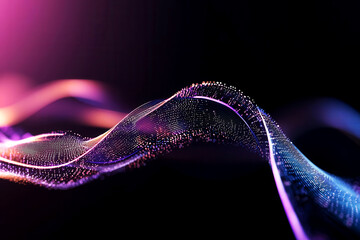 Abstract representation of algorithms optimizing statistical data, lines and shapes dynamically shifting, futuristic data science
