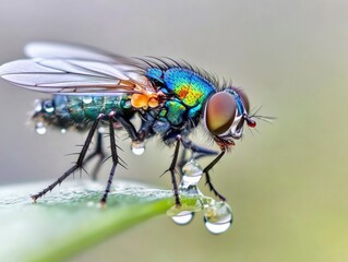 Close-Up of Colorful Insects - Macro Photography