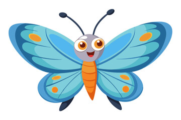 Vector Illustration of a Cartoon Animation of But on White Background - Creative, Playful, and Colorful Design