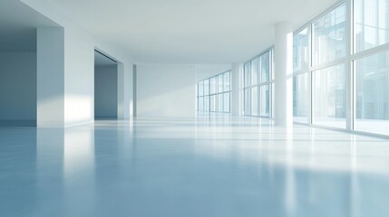 A modern, unfurnished apartment ready for a new occupant, featuring a spacious layout and clean design.