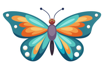 Vector Illustration of a Cartoon Animation of But on White Background - Creative, Playful, and Colorful Design