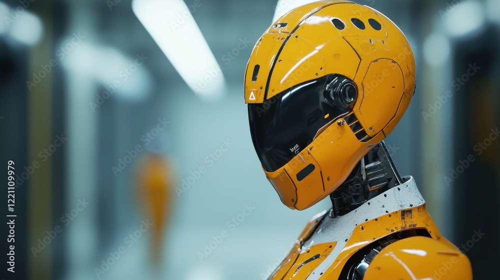 Poster futuristic robots expected to change industries with innovative technology and advanced automation