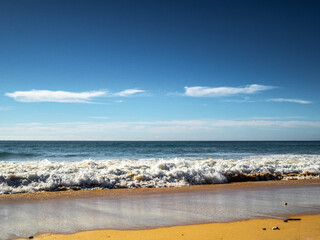 beach in the morning