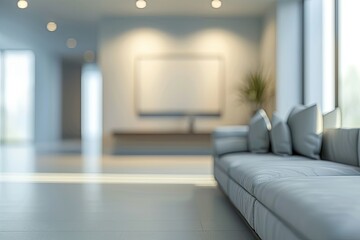 Detailed Color Image of a Blurred Interior Design
