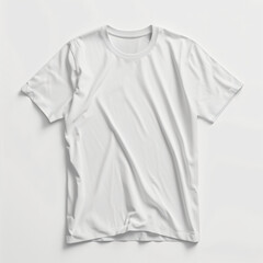 White blank T-shirt mock up for design