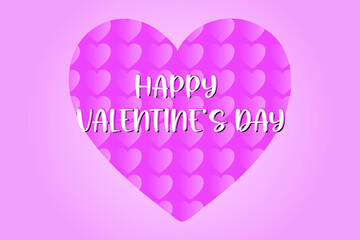 HAPPY VALENTINES DAY 2025 PINK COLOR BACKGROUND 