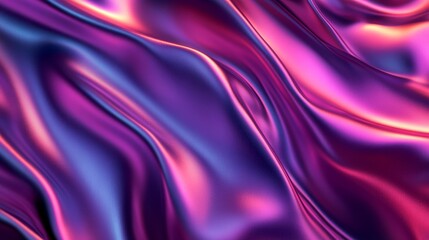 Fototapeta premium A purple fabric with a shiny, metallic sheen