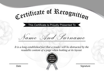 Certificate Template Design
