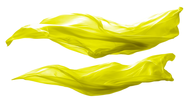 cut fabrics, transparent background, photo editing