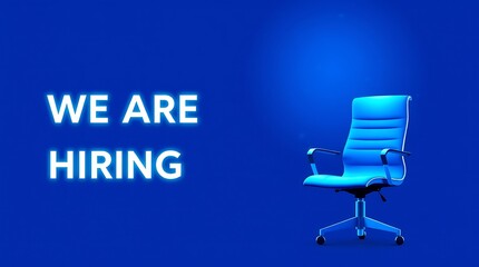 we are hiring chair now we are hiring position hiring job interview seat are open for hiring	
