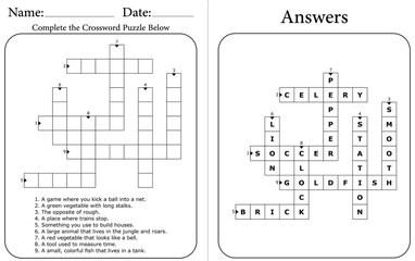 Educational Word Puzzle: Printable Engaging Activity for Kids