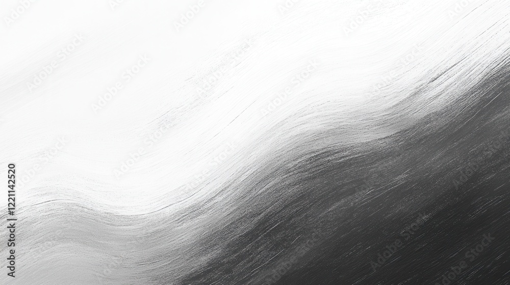 Poster A gray grainy gradient background featuring black and white monochrome tones with an abstract noise texture.