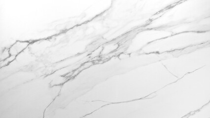 A white marble wall with cracks and holes. The wall is smooth and shiny, but the cracks and holes give it a rough and aged appearance. The contrast between the smooth surface