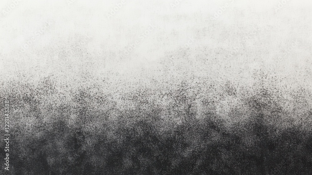 Poster A gray grainy gradient background featuring black and white monochrome tones with an abstract noise texture.