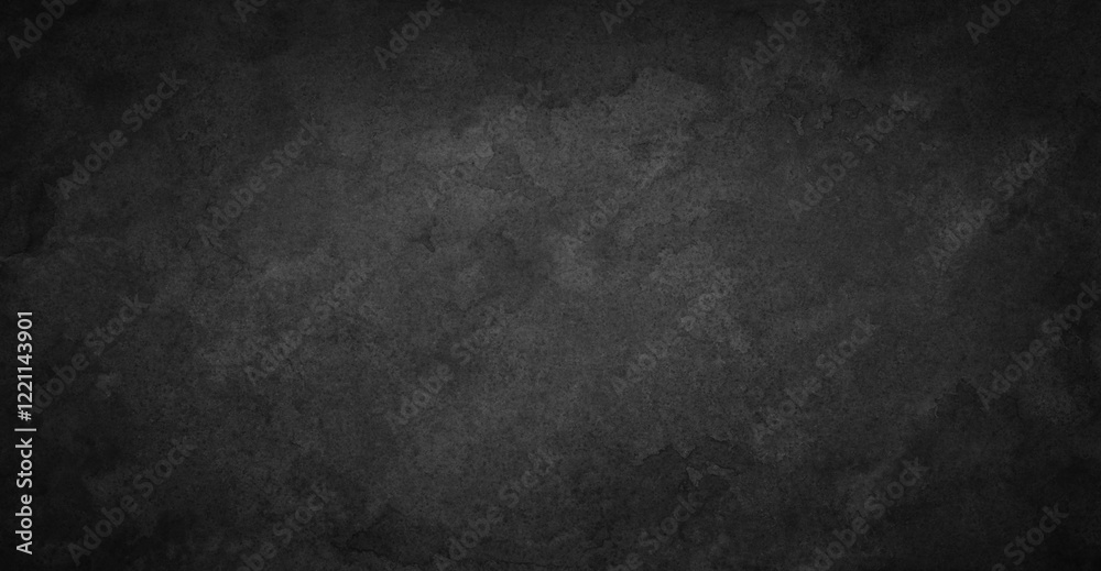 Poster a black background with a few brush strokes. the background is dark and the brush strokes are light