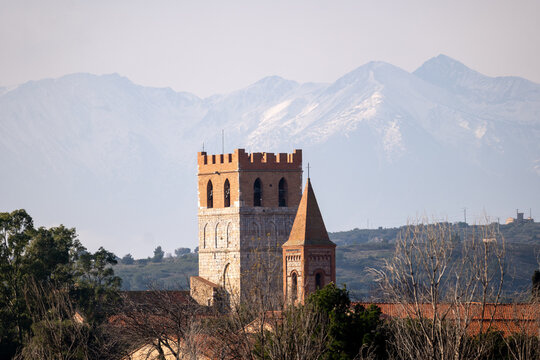 church in the mountains, Espira de lAgly France