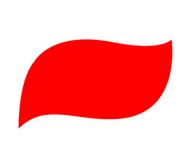 red label sale freeform shape, corner sticker tag for sale and promotion, red label simple for discount icon