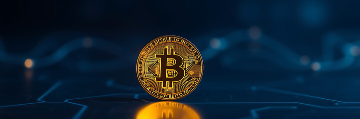 Bitcoin Trading and Cryptocurrency Market, bitcoin investment, digital currency, blockchain technology, crypto coins with bitcoin price chart.