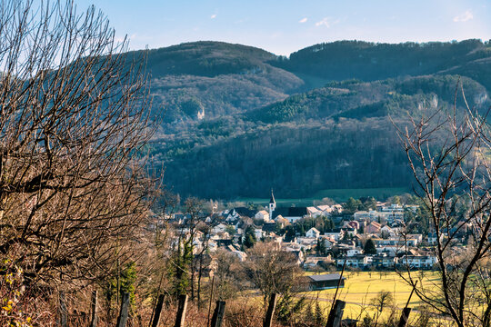 Schweiz, Baselland, Birseck, Baselbiet, Aesch, Aesch BL, Aeschbigott, Klus, Chlus, Winzerdorf