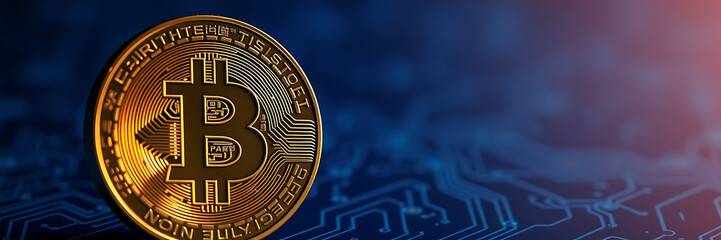 Bitcoin Trading and Cryptocurrency Market, bitcoin investment, digital currency, blockchain technology, crypto coins with bitcoin price chart.