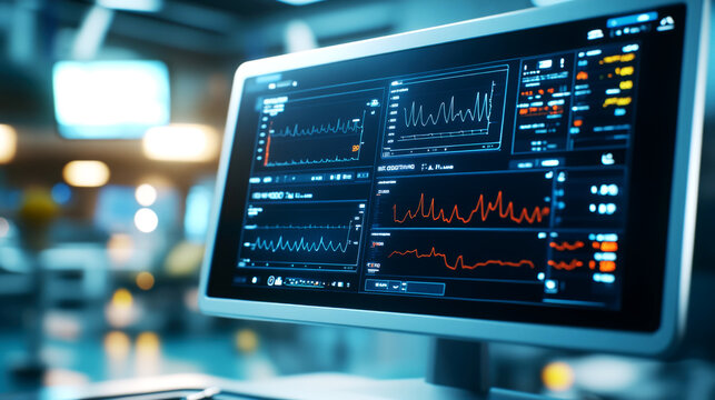 Real-time health monitoring systems in hospitals medical technology clinical environments digital health data visualization healthcare innovation