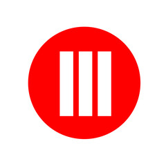 three way traffic sign 