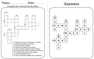 Printable Word Puzzle for Homeschoolers: Engaging Learning Fun