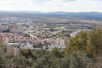 Obraz premium Castelo Branco, Beira Baixa, Portugal, October 25, 2021, Views from Castelo Branco