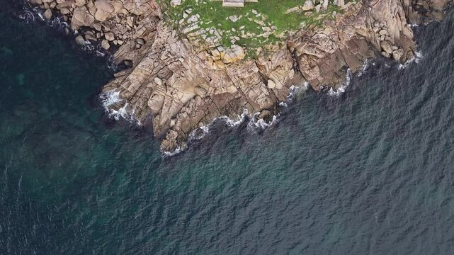 Faro de Monte Louro en Muros A Coru&ntilde;a, Galicia