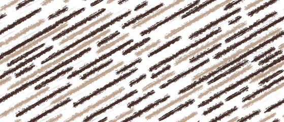 Seamless abstract textured pattern. Simple background with black, beige, white texture. Digital brush strokes. Lines. Design for textile fabrics, wrapping paper, background, wallpaper, cover.
