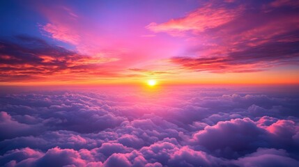 Above the Clouds at Sunset