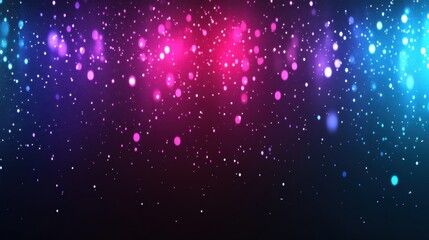 Obraz premium Abstract Neon Bokeh Background