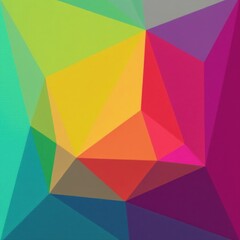 Abstract geometric patterns in a square, modern design, abstract shapes, colorful design