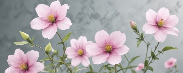 Fototapeta premium Delicate watercolor blooms , nature, abstract art