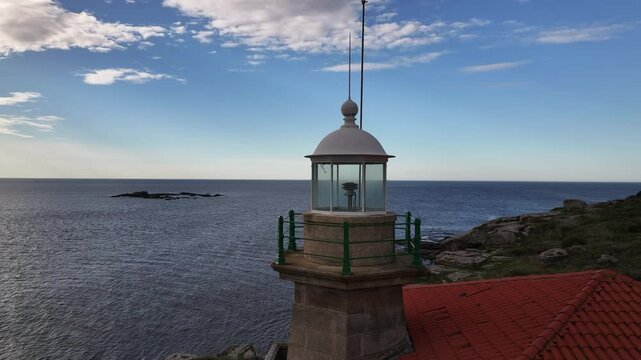 Faro de Monte Louro en Muros A Coru&ntilde;a, Galicia