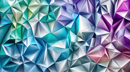 Obraz premium Abstract colorful low-poly background.
