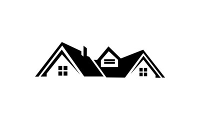 real estate house logo vector