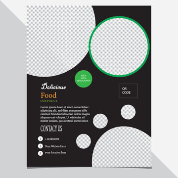 deliciaus food fleyer design template