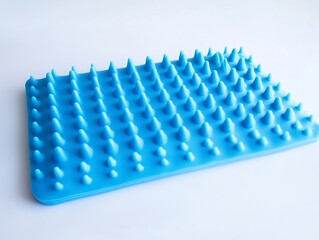 Fototapeta premium Acupuncture mat with plastic spikes for pain relief 
