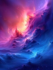 blue sky with clouds