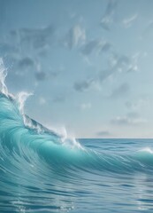 Calm ocean waves on a light blue abstract background, ripples, ocean waves light blue abstract background